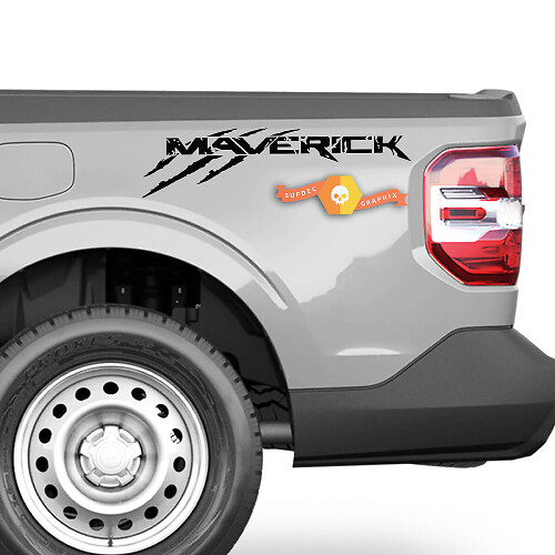 Set Ford Maverick Claw Mark Vinyl 2022 2023 Graphics Decals Stickers Bed Side Decals Stickers Truck
