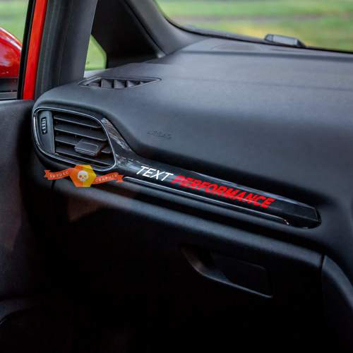 Musclecar Performance Airbag Sticker Sticker 2 kleuren Vinyl Graphics
