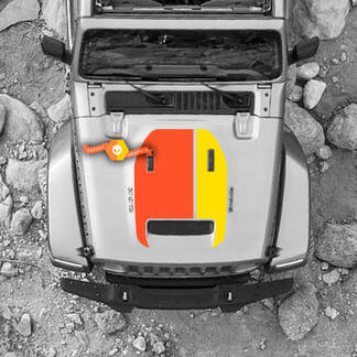 Kap Jeep MOJAVE Wrangler Hood Scoop Vinyl Decal Sticker Graphics 2 kleuren
