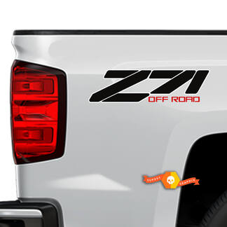 Chevy, Chevrolet Z71 Offroad Decals Stickers, Vervangingen, Truck, 4x4