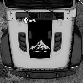 Kap Jeep RUBICON Wrangler JL Vinyl bergen 2018 + omhoog sticker sticker graphics
