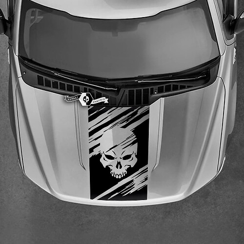 Kap Ford Maverick Punisher vernietigde grafische stickers in elke kleur Maverick Stickers
