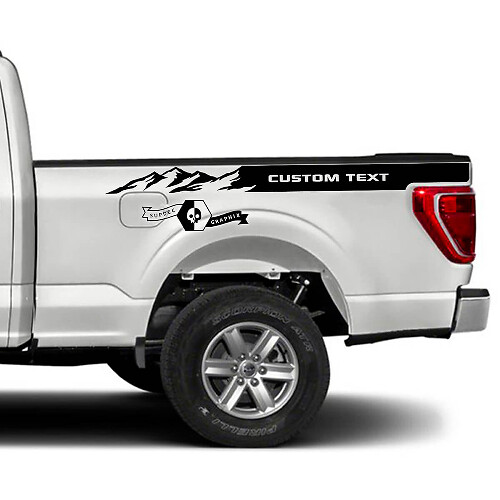 Custom Mountain Bed Side Stripe Vinyl Decal Kit voor Musclecar Truck XLT