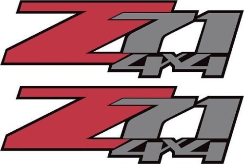 2 Chevy Z71 Off Road 4x4 Truck Sticker/Sticker X2 #2