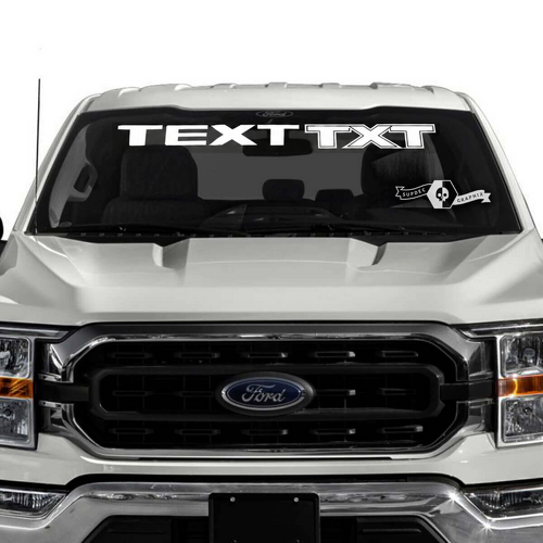 Raamruiten Grafische Decals Stickers voor Musclecar truck XLT 13653
