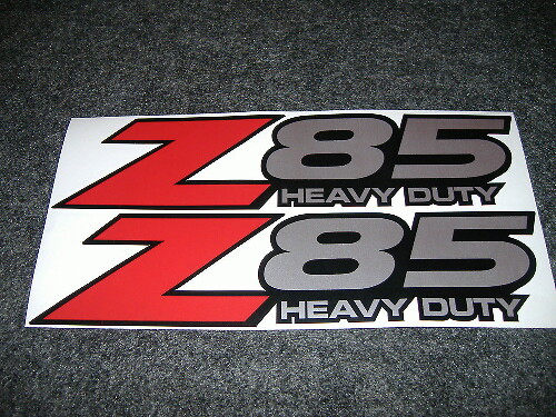 2 GMC Z85 HEAVY DUTY SEIRRA YUKON CANYON sticker sticker