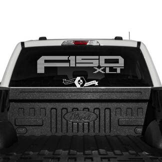 Ford F-150 XLT pick-up truck achterruitlogo grafische zijstickers
