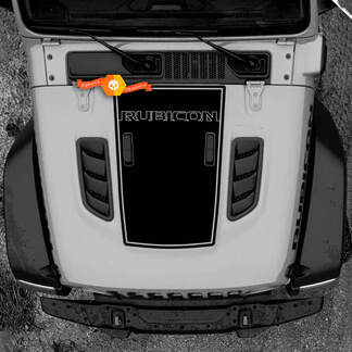 Motorkap Jeep RUBICON Wrangler JL Vinyl Trim Banner Decal Sticker Graphics
