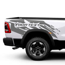 Modderspat Beschermhoes Vinyl Decal Kit voor Dodge Ram 1500 Rebel_3