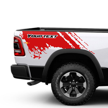 Mud Splash Stijl Zijpaneel Vinyl Decal Kit voor Dodge Ram 1500 Rebel_2