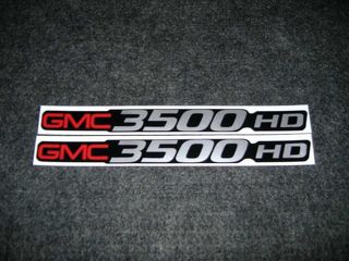 2 Gmc 3500 Hd-stickers Gmc C3500 Heavy Duty Sierra Yukon-formaat Badgestickers Stickers Stickers Stickers