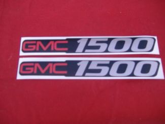 2 GMC 1500 STICKERS GMC 1500 MAAT BADGE STICKERS STICKERS