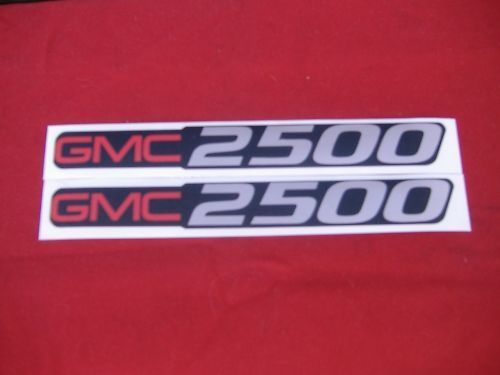 2 GMC 2500 STICKERS GMC 1500 MAAT BADGE STICKERS STICKERS