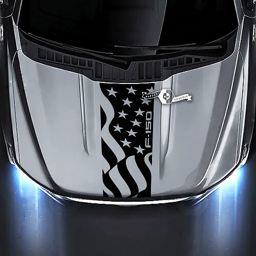 USA-vlag motorkap vinyl sticker voor musclecar truck