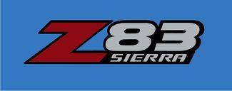 2 GMC Z83 SIERRA Factory Style DECALS STICKERS ROOD