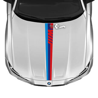 2021+ BMW M4 M3 G80 G82 G83 M Performance Hood M Kleur Logo Center Vinyl Decal Sticker
