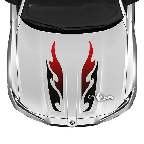 Motorkap Vlam Vinyl Decal Set 2021+ BMW M3 G80 M4 G82 G83