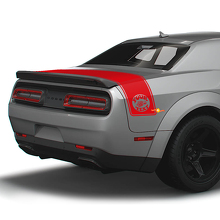 Aangepaste Tekst & Super Bee Kofferbak Achterstrip Vinyl Sticker voor Dodge Challenger_3