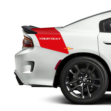 Tailband Aangepaste Achterklep Strepen Vinyl Stickers voor Dodge Charger_2
