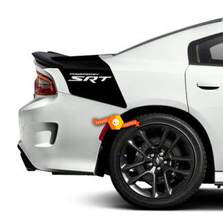 Dodge Charger SRT Supercharger stijl achterste strepen vinyl stickers graphics
