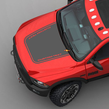 Hood Vertical Stripe Graphic Vinyl Sticker Decal voor Dodge Ram 2500 Power Wagon 2