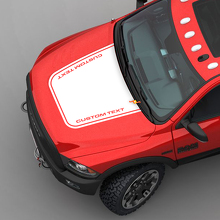Hood Vertical Stripe Graphic Vinyl Sticker Decal voor Dodge Ram 2500 Power Wagon 3
