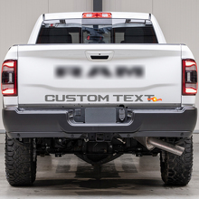 Aangepaste Lettering Achterklep Vinyl Decal voor Dodge Ram Power Wagon_2