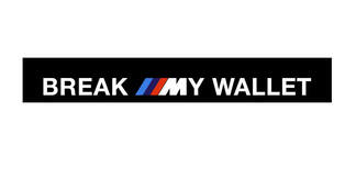 BMW Fan grappige voorruit banner vinyl stickers stickers
