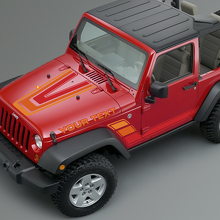 Vintage Strepen Motorkap- & Zijvinylstickerset voor Jeep Renegade CJ5 CJ7_3