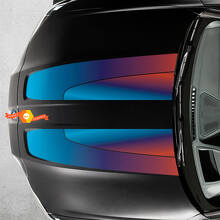 M-Color Stijl Gradient Motorkap Strepen Vinyl Decal voor 2021+ BMW M3 M4 G80 G82 G83_2