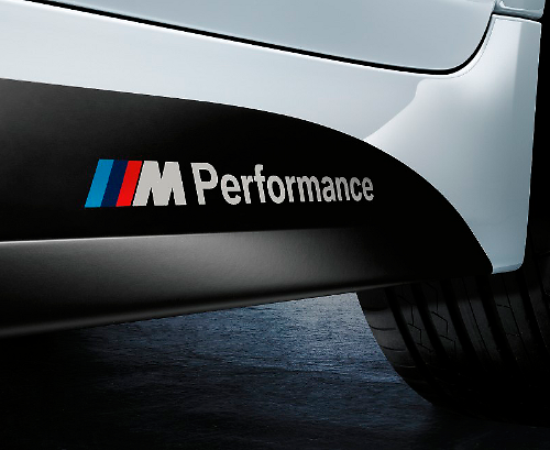 M Performance Logo Rocker Panel Vinyl Sticker voor BMW M3