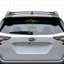 Flowing Style Sneeuwbedekt Bergtop Achterruit Vinyl Sticker Voor Auto's_3