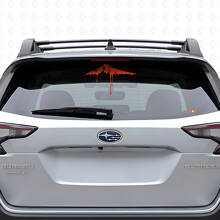 Flowing Style Sneeuwbedekt Bergtop Achterruit Vinyl Sticker Voor Auto's_4