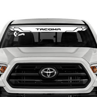 Toyota Tacoma SR5 voorruit logo lijn vinyl stickers grafische sticker
