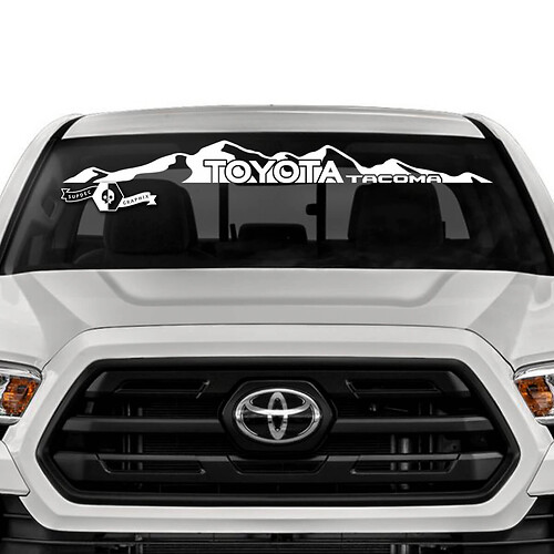 Toyota Tacoma bergen voorruit vinyl sticker sticker
