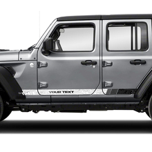 Deuren Rocker Panel Topografische Kaart Zijstreep Vinyl Sticker Decal voor Jeep Wrangler Unlimited 3