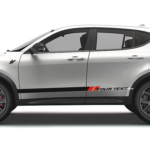 Custom Racing Zijstrepen Vinyl Decal Kit voor Dodge Hornet