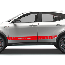 Honeycomb Style Zijstrepen Vinyl Decal Kit voor Dodge Hornet_2