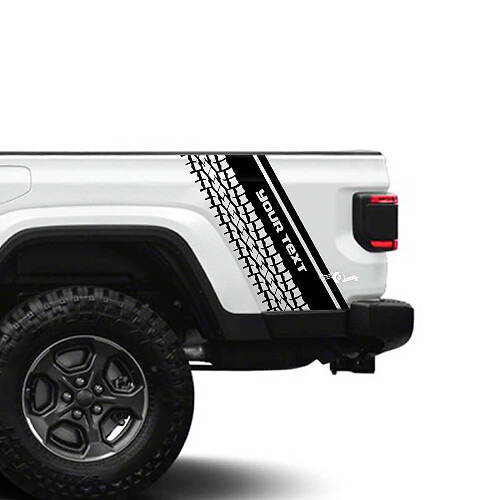 Bed Side Fender Banden Sporen 4x4 Off-Road Racing Striping Kit Omlijning Vinyl Decal Sticker Set voor Jeep Gladiator