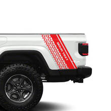Bed Side Fender Banden Sporen 4x4 Off-Road Racing Striping Kit Omlijning Vinyl Decal Sticker Set voor Jeep Gladiator 3