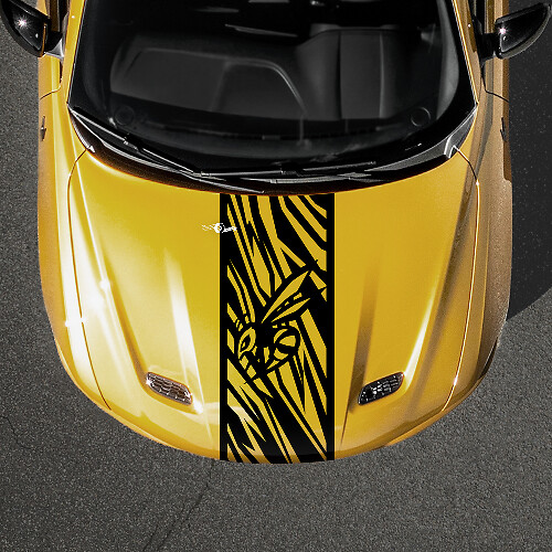 Hornet Logo Motorkapstreep Vinyl Sticker voor Dodge Hornet