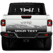 Jeep Gladiator Wrap Mud Stickers Decals Vinyl Graphics Achterklep Bed Vintage Klassieke Kleuren Vinyl Stickers Decals Gradiënt 3 kleuren
 3