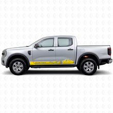 Custom Mountain Style Strepen Rocker Panel Vinyl Stickers voor Musclecar Ranger_5