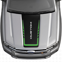 Beschadigde Custom Lettering Motorkap Vinyl Sticker voor Musclecar Ranger_3