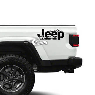 Paar Jeep Gladiator Side Mountains-stickers Vinyl Graphics
