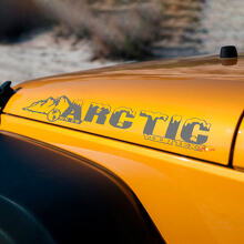 Arctic Mountain Motorkap Vinyl Sticker voor Jeep Wrangler_2