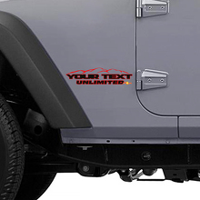Mountains Style Zij Vinyl Sticker voor Jeep Wrangler Unlimited_2