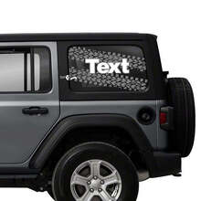 Dubbele Bandenband Achterruit Vinyl Stickers Decals voor Jeep Wrangler Unlimited 3