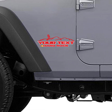 R2-D2 Mountains Stijl Zij Vinyl Sticker voor Jeep Wrangler Unlimited_3