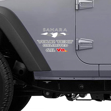 Sahara 6.1L V8 Mountain Style zijvinylsticker voor Jeep Wrangler Unlimited_2